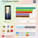 Al Nashama Caprice Lattafa Eau de Parfum Masculino – Aromático Especiado