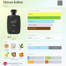 Perfume Hawas For Him Kobra - Rasasi - Masculino