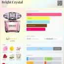 Kit Bright Crystal EDT 90ml + Body Lotion 100ml + Shower Gel 100ml + Nécessaire Versace