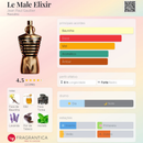 Le Male Elixir Jean Paul Gaultier Parfum Masculino – Oriental Fougère Intenso e Sedutor