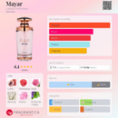 Mayar Lattafa Eau de Parfum Feminino – Floral Frutado Rosado Radiante