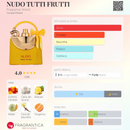 Nudo Tutti Frutti Fragrance World Eau de Parfum – Floral Frutado Gourmand Vibrante
