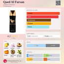 Perfumed Spray - Qaed - Lattafa – Oriental Amadeirado