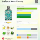 Perfume Azure Fantasy - Uma fragrância fresca e cítrica